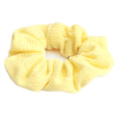 Scrunchie jersey geel